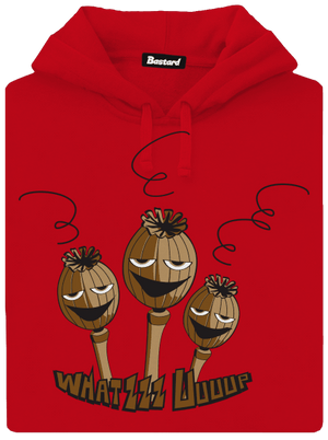 Makovice pánská mikina klokanka Red