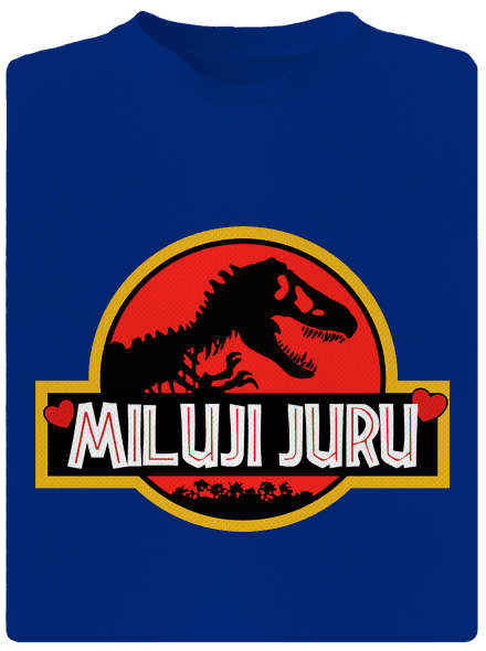 Miluji Juru pánské sportovní tričko Royal Blue Mal