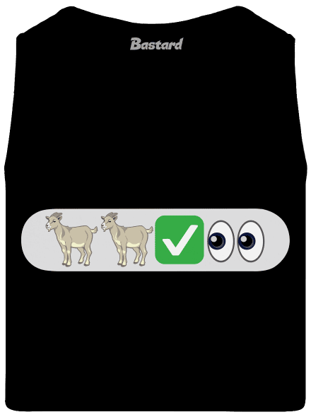 Emoji pánské tílko Black
