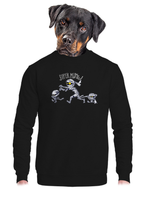 unisex mikina bez kapuce