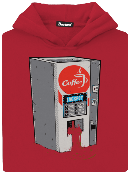 Jackpot dětská mikina klokanka Fire Red