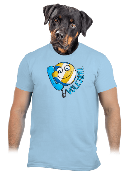 Volejbal pánské tričko Sky Blue