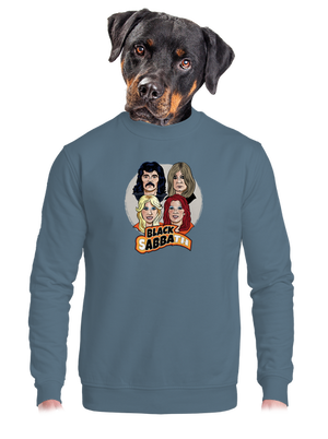 unisex mikina bez kapuce