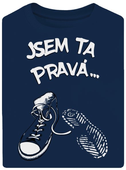 Hledám tu pravou unisex tričko oversized Midnight Blue