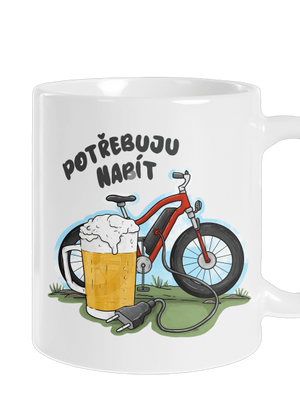 Potřebuju napít klasický hrnek White