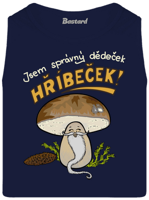 Babka a hříbeček pánské tílko French Navy