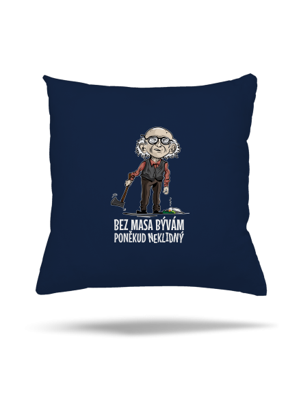 Neklidný bez masa polštář Dark Navy