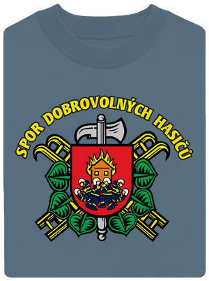 Spor dobrovolných hasičů unisex mikina bez kapuce Nordic Blue