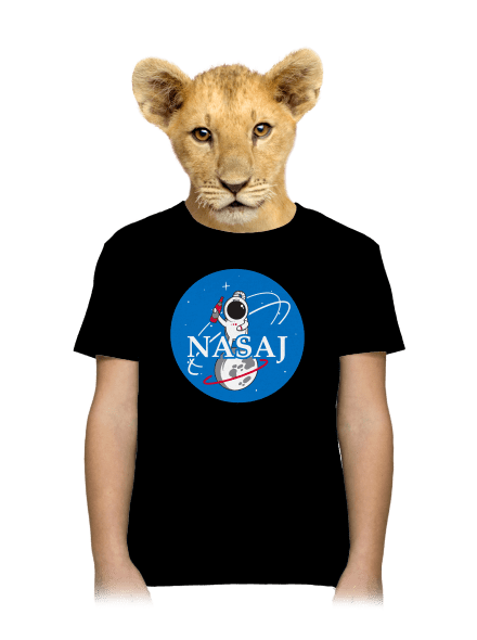 Nasaj dětské tričko Black
