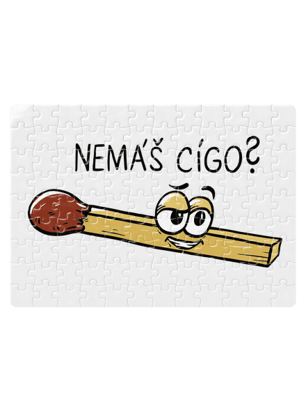 Cígo a oheň puzzle White