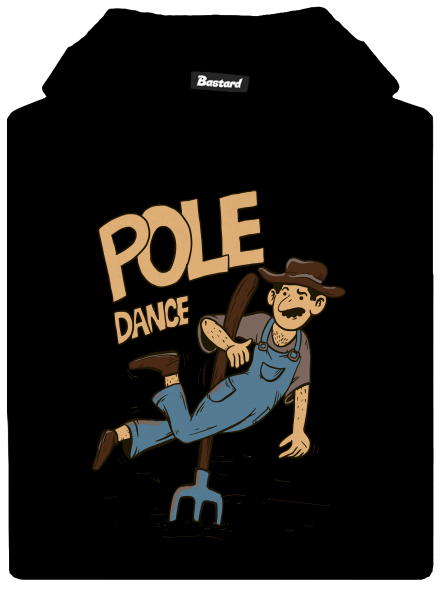 Pole Dance dětská mikina klokanka Black