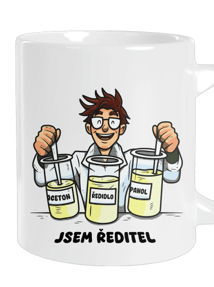 Jsem ředitel velký hrnek White