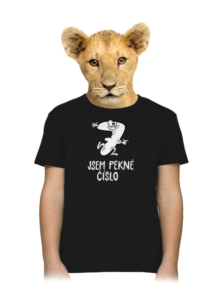 Jsem pěkné číslo dětské tričko Black