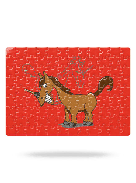 Jednorožec puzzle White