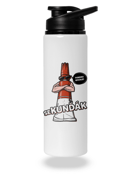 Sekunďák lahev na vodu White