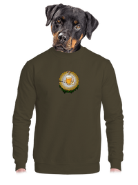 unisex mikina bez kapuce