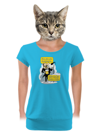 dámské tričko s lemem