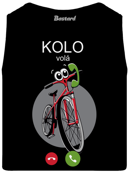 Kolo volá pánské tílko Black