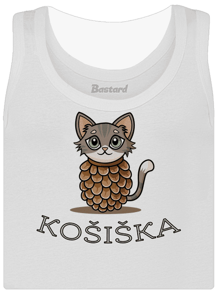 Košiška dámské tílko klasické White