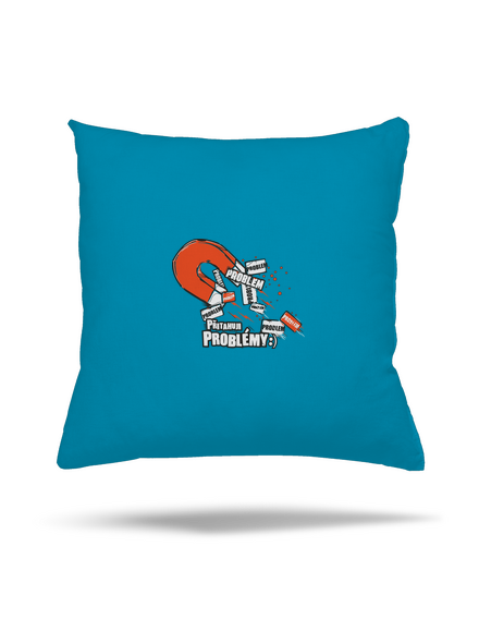 Magnet na problémy polštář Blue Turquoise