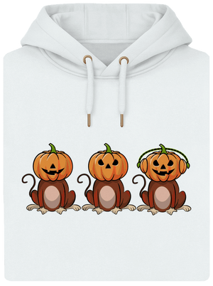 Halloween opičky unisex mikina premium Snowwhite