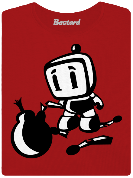 Bomberman dámské tričko premium Red Mal