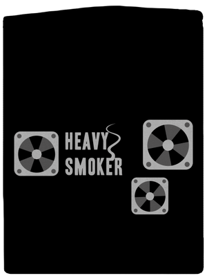 Heavy smoker dámská mikina na zip Black