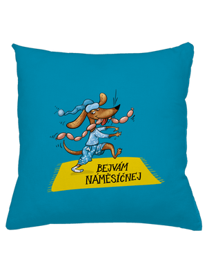 Bejvám náměsíčnej polštář Blue Turquoise