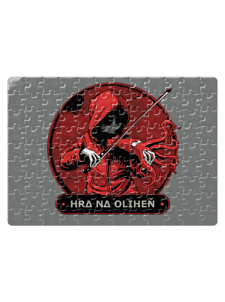 Hra na oliheň puzzle White