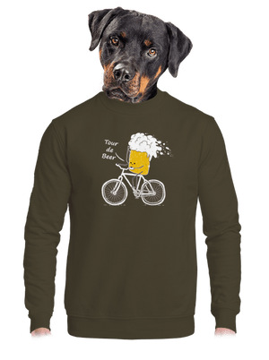 unisex mikina bez kapuce