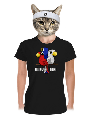 Trikolori dámské sportovní tričko Black