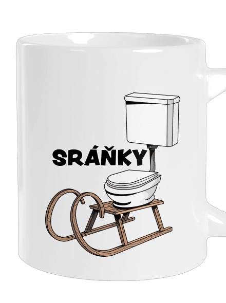 Sráňky velký hrnek White