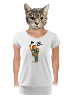 dámské tričko s lemem