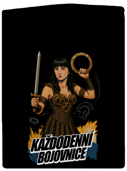B19: Xena dámská mikina na zip Black