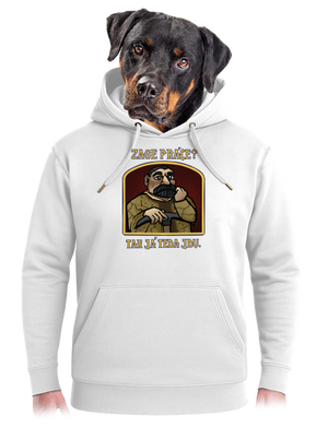 Zase práce? unisex mikina premium Snowwhite
