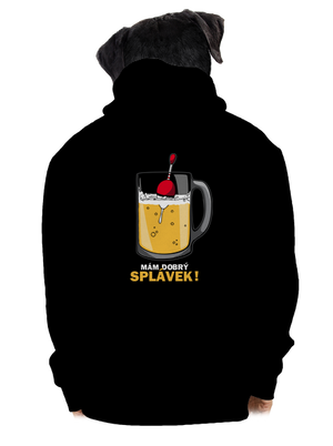 Splávek pánská mikina na zip Black