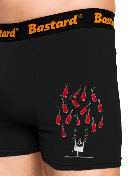 Šťastný vinař boxerky Black