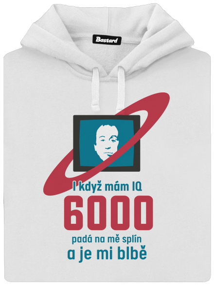 IQ 6000 dámská mikina klokanka White