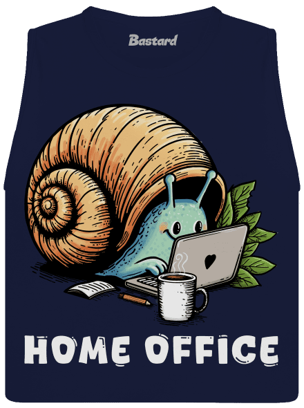 Šnekův home office dámské tílko volné Navy