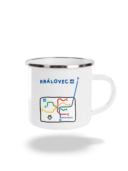 Metro Královec plecháček White