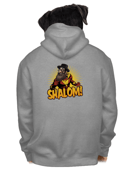 Shalom! pánská mikina na zip Light Melange