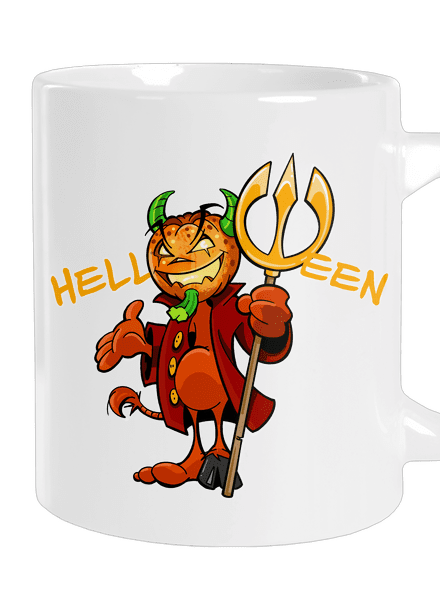 Helloween velký hrnek White