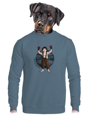 unisex mikina bez kapuce