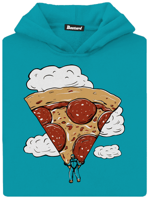 Pizzašutista dětská mikina klokanka Hawaiian Blue