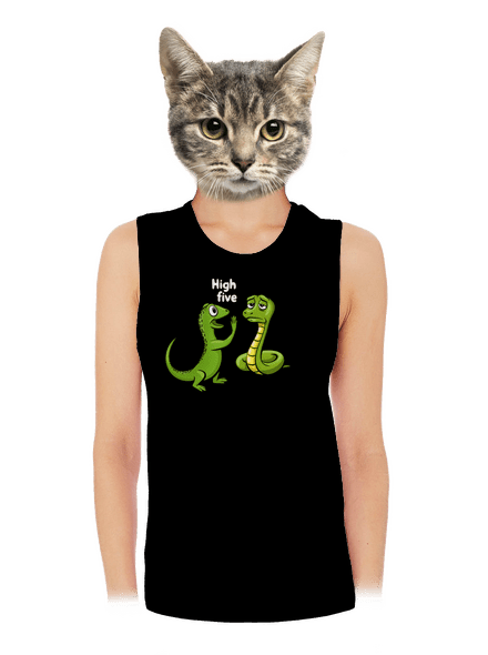 High Five dámské tílko volné Black