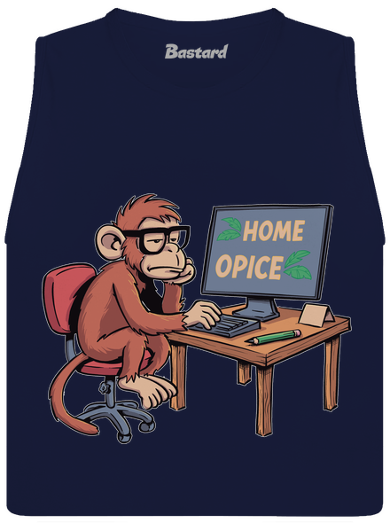 Home opice dámské tílko volné Navy