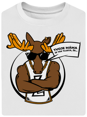 Stírací drsňák unisex tričko oversized White