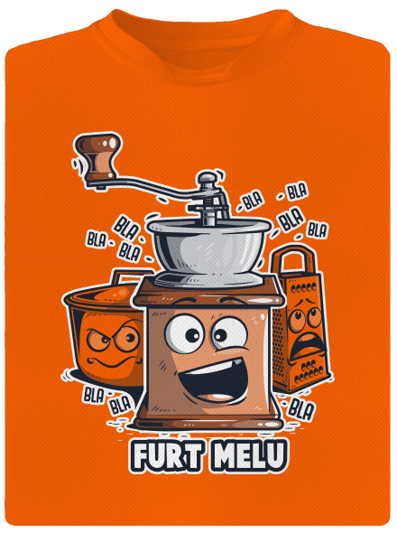 Mlýnek dětské sportovní tričko Neon Orange