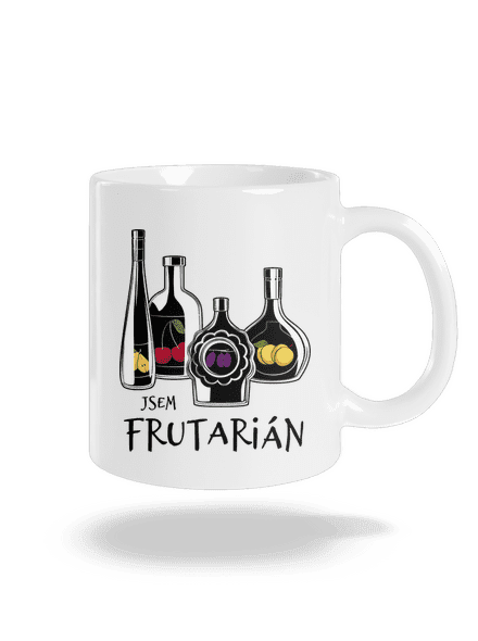 Frutarián klasický hrnek White