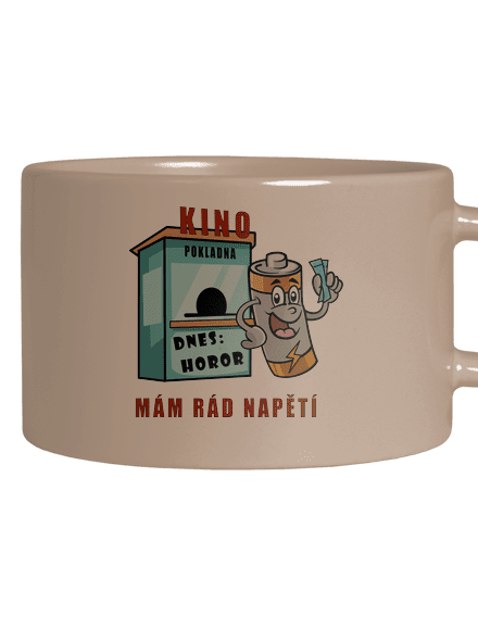 Mám rád napětí hrnek makronka Brown Macaron